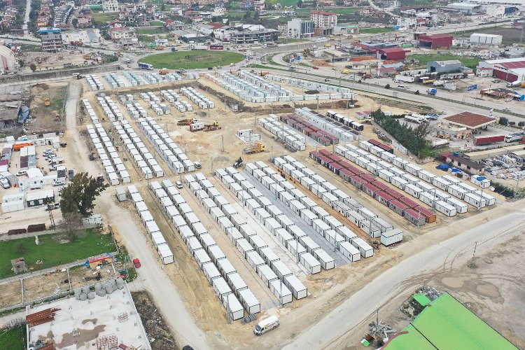 Hatay'da Konya'nın konteyner kentleri ortaya çıktı