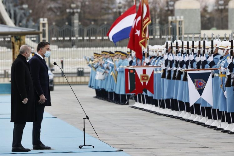 Hollanda Başbakanı Rutte Türkiye'de