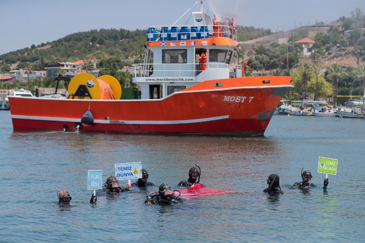 İzmir Aliağa'da 'deniz'den farkındalık