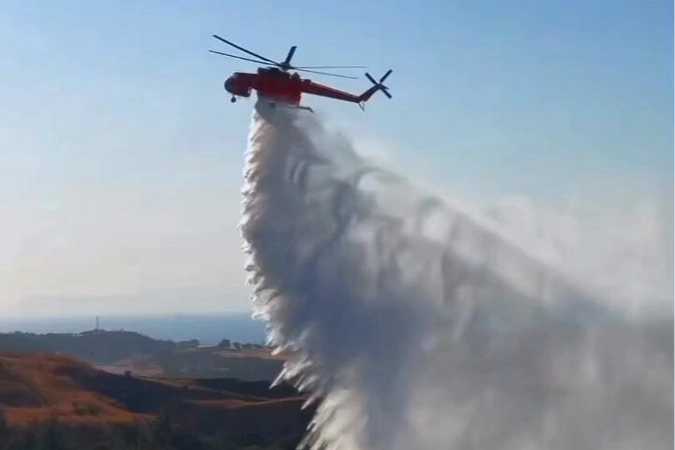 İzmir Aliağa'daki orman yangını kontrol altına alındı