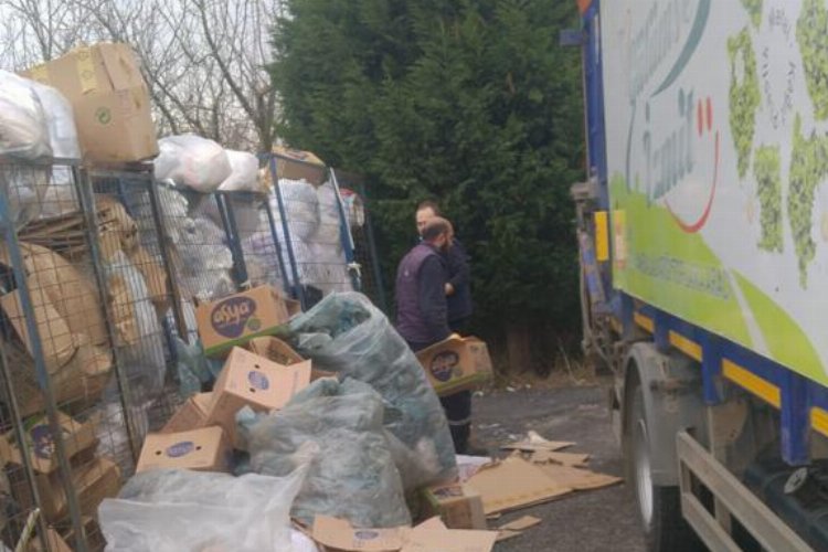 İzmit'in aylık ambalaj atığı 400 tona ulaştı