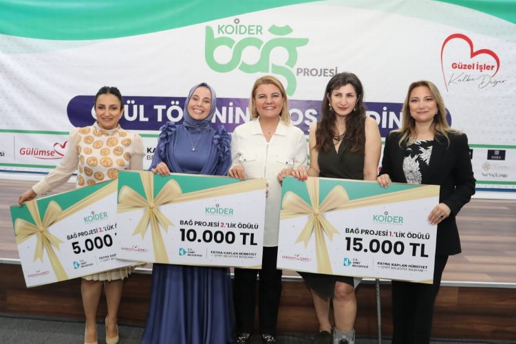 İzmit'in 'Bağ Projesi' ödüllerine muhteşem gece