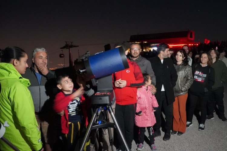 Kayseri Erciyes'te meteor şöleni