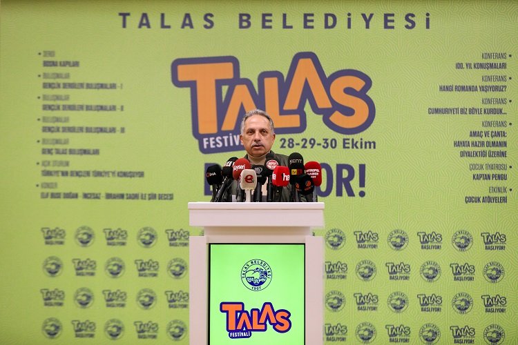 Kayseri Talas'ta festival başlıyor