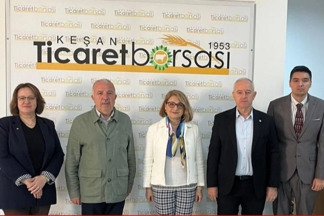 Keşan'da Uygulamalı Bilimler'den Ticaret Borsası'na ziyaret