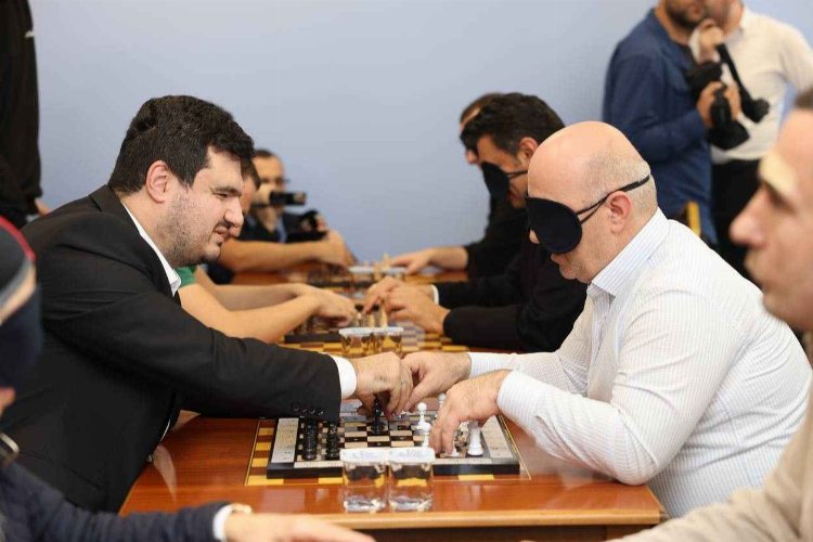 Kocaeli'de görme engelliler satranç turnuvasına hazırlanıyor