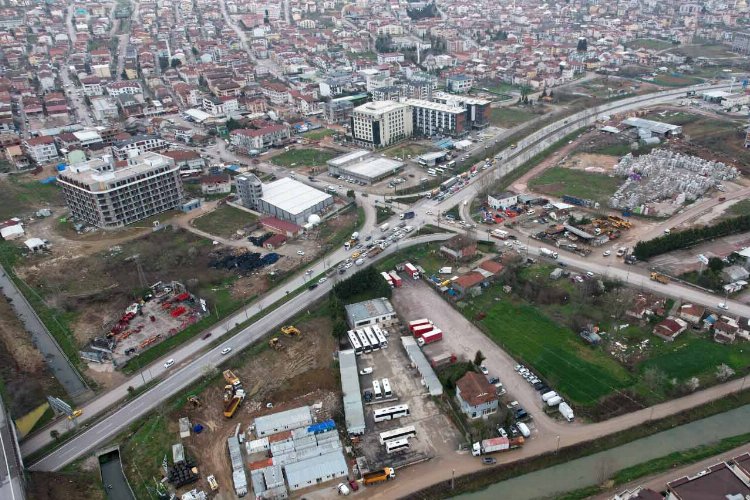 Kocaeli'de 'köprülü kavşak' için ilk kazma