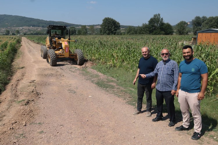Kocaeli'de kırsalda arazilere ulaşmak daha kolay