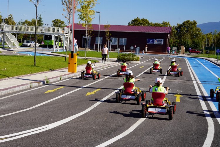 Kocaeli'de Trafik Eğitim Parkı'nda yoğun mesai