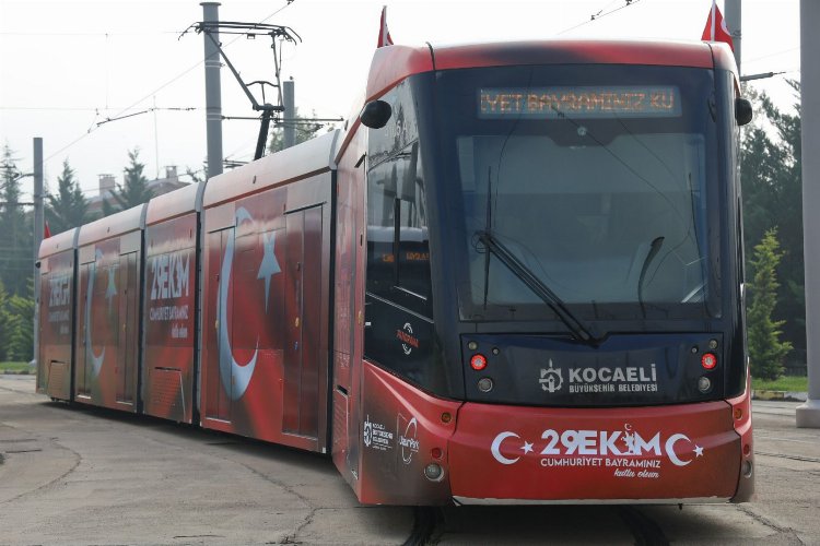 Kocaeli'de UlaşımPark’tan Cumhuriyet tramvayı
