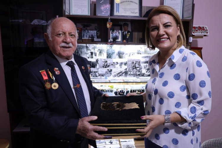 Kocaeli İzmit'te Kore Gazisi'ne ziyaret