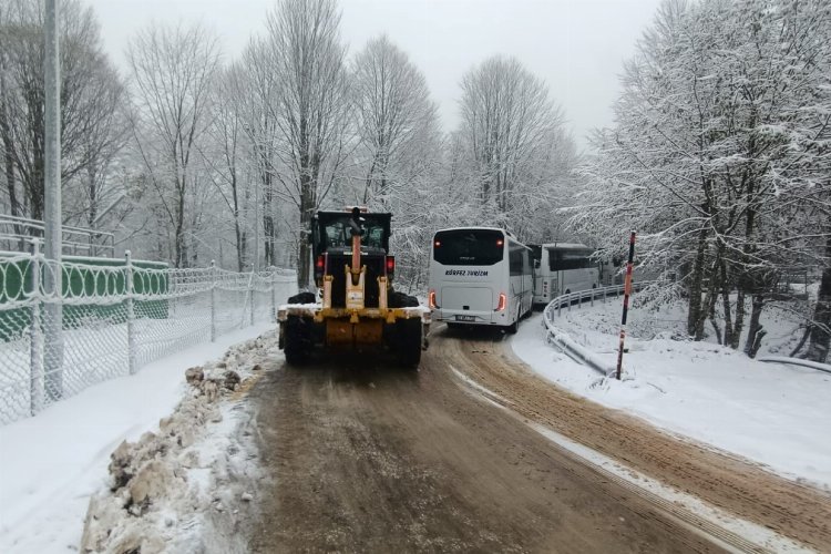 Kocaeli'nin kar kaplanları iş başında