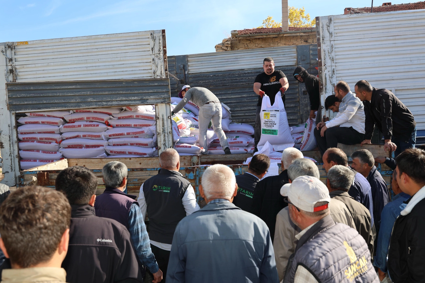 Konya'da çiftçiye mercimek tohumu desteği
