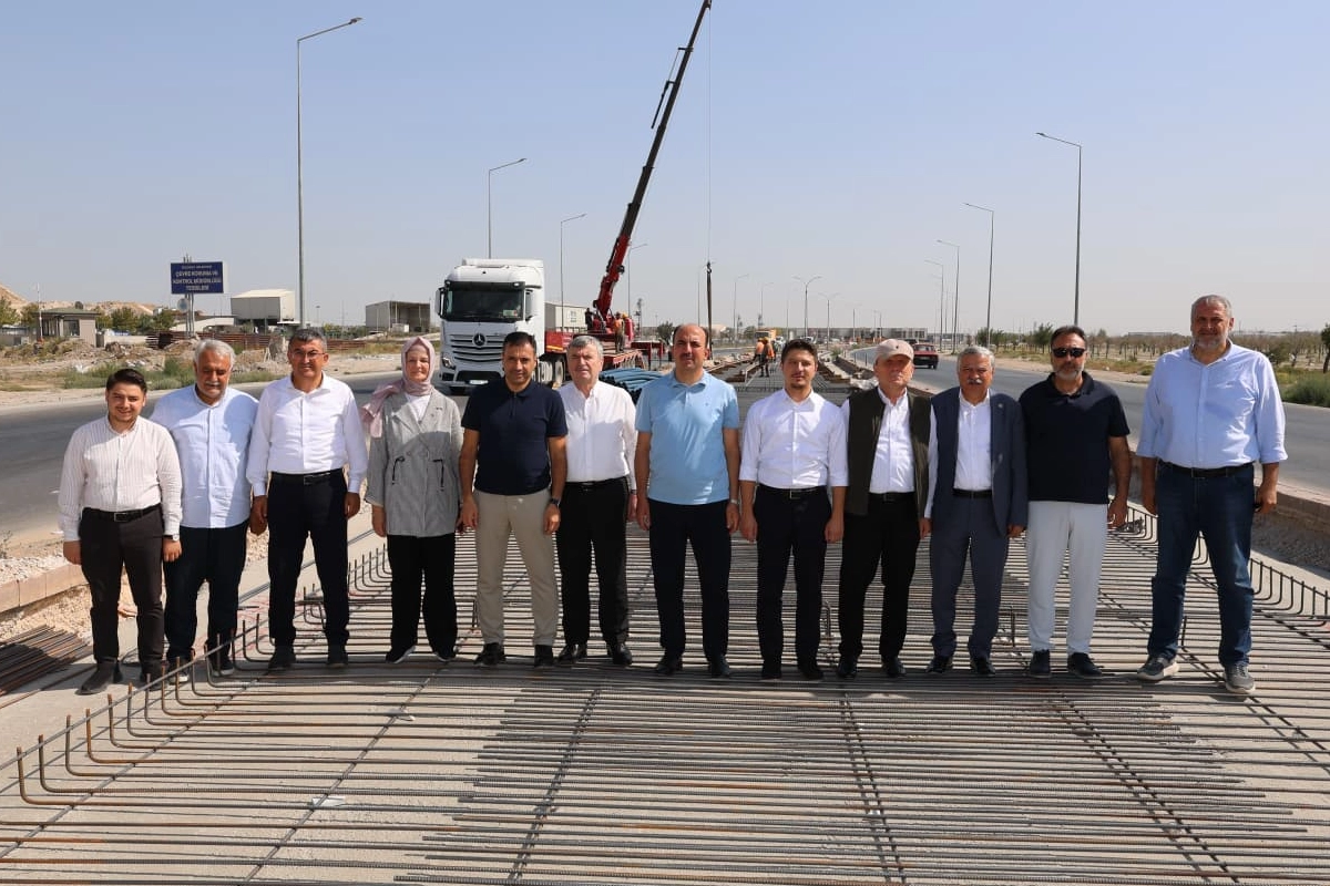 Konya’da tramvay hattı incelemesi