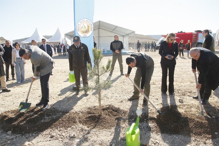 Kütahya’daki madenlerini 80 bin fidanla yeşeriyor