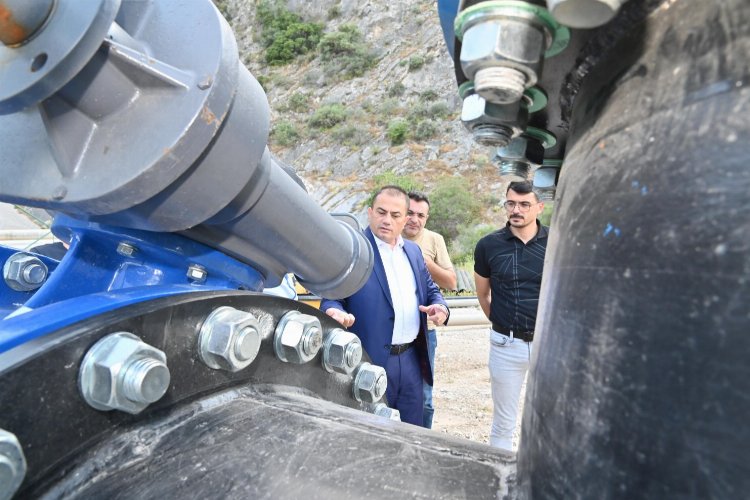 Manisa'da 12 milyonluk içme suyu çelik hattı devreye alınıyor
