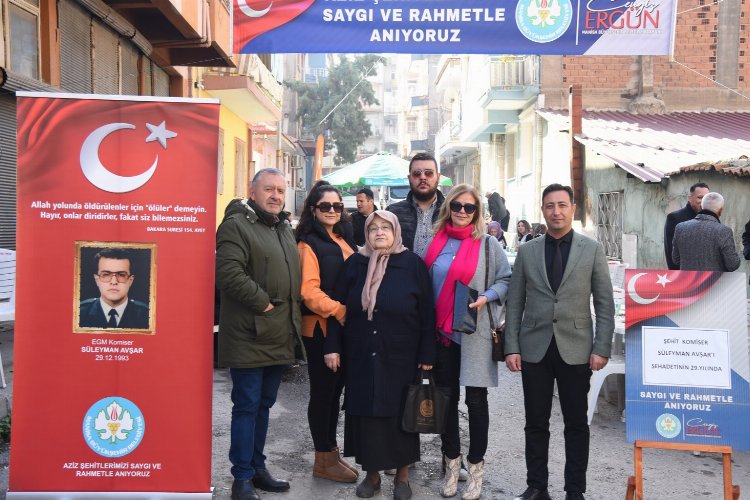 Manisa'da Alaşehirli şehit komiser dualarla anıldı