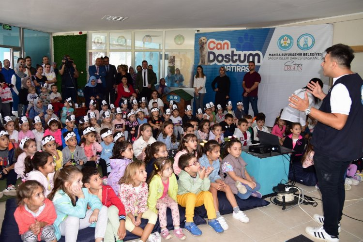 Manisa'da çocuklaradoğa ve hayvan sevgisi aşılandı