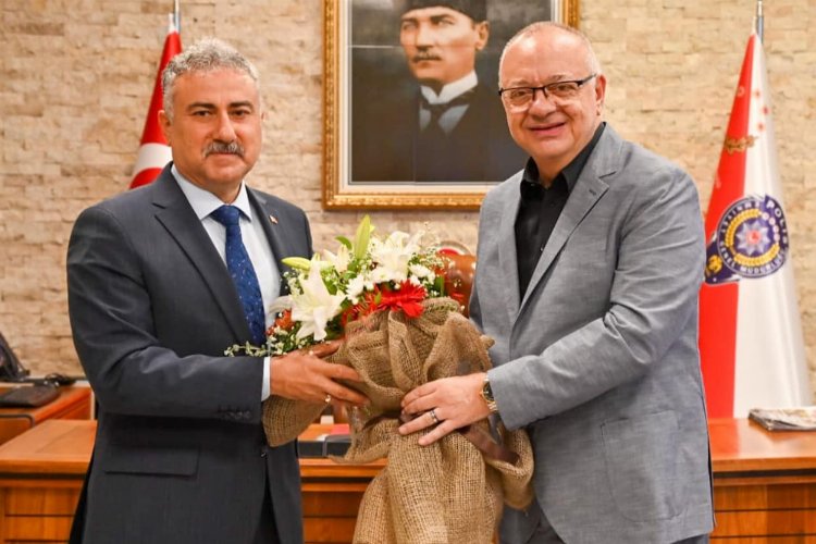 Manisa'ya atanan yeni Emniyet Müdürü'ne Başkan Ergün'den ziyaret