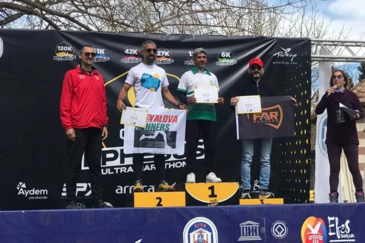 Manisalı atlet ultra maratonu şampiyon tamamladı