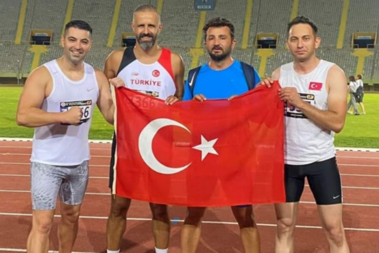 Mardin'deki polis atletizmde Balkan Şampiyonu