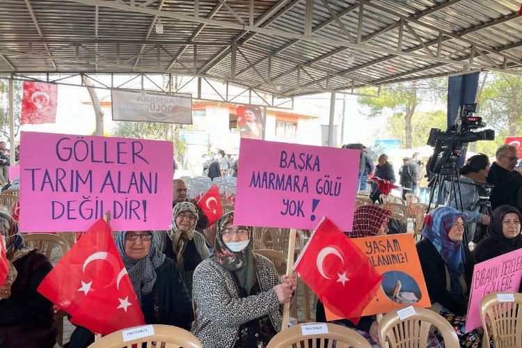 "Marmara Gölü Yaşasın!" çağrısı