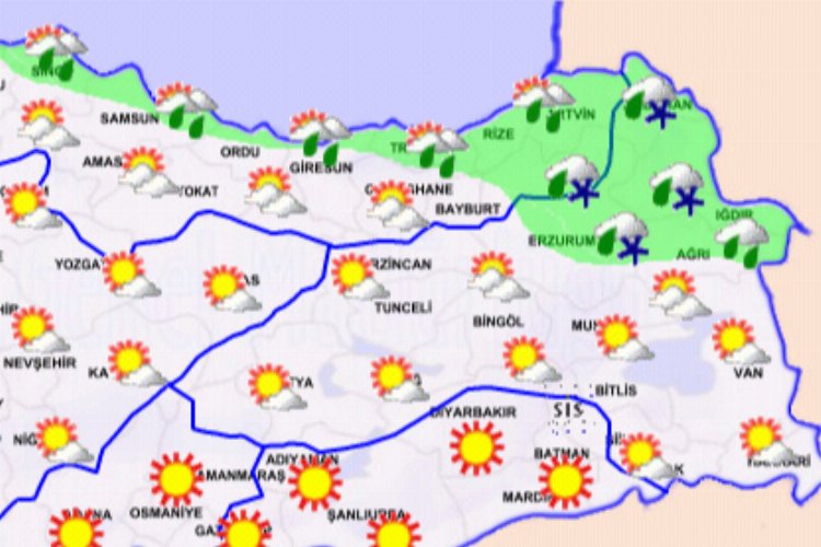Meteoroloji'den karla karışık yağmur uyarısı