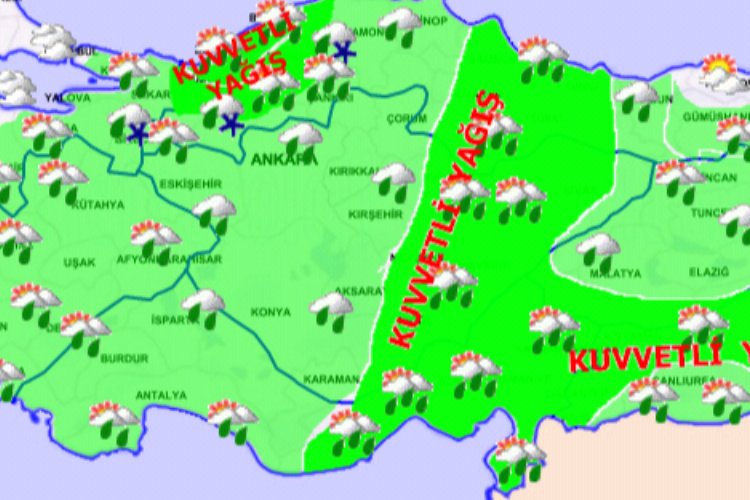 Meteoroloji'den önemli uyarı! Kar, sel, heyelan...