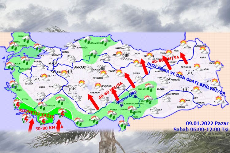 Meteoroloji olumsuzluklara karşı uyardı