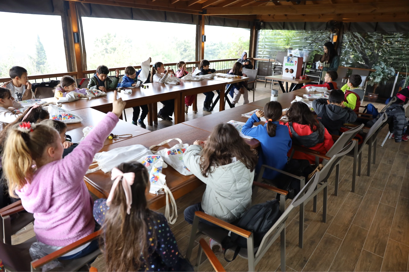 Minik kaşifler Leylek Göl Evi’nde