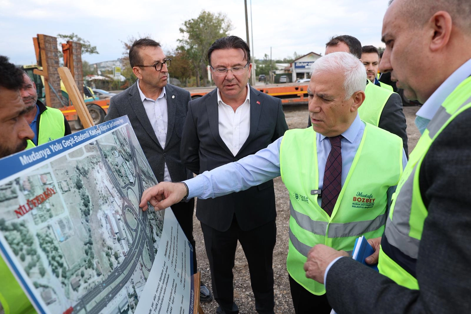 Mudanya Yolu’nda trafiği rahatlatacak köprü projesi hızla ilerliyor