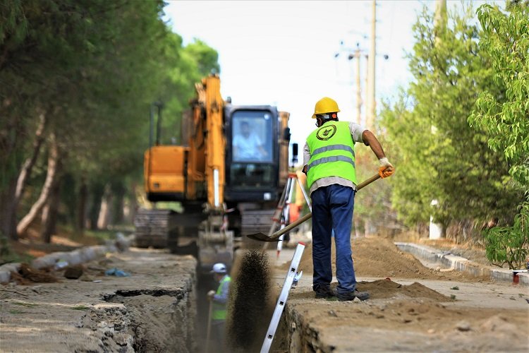 Muğla Büyükşehir'den alt yapı çalışması