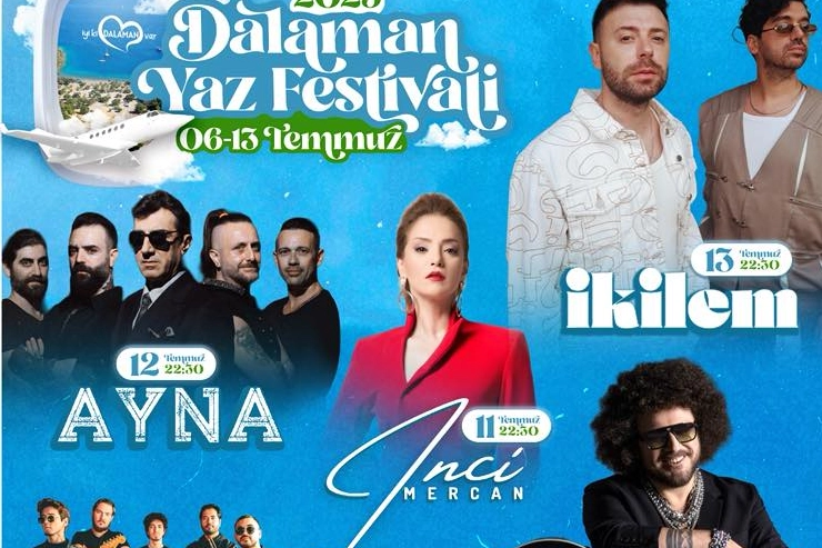 Muğla'da Dalaman yaz festivali başlıyor