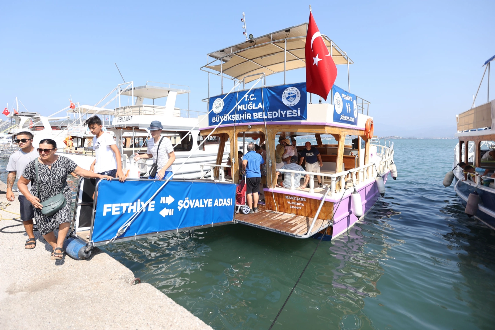 Muğla'da Fethiye–Şövalye Adası arasında deniz seferleri başladı