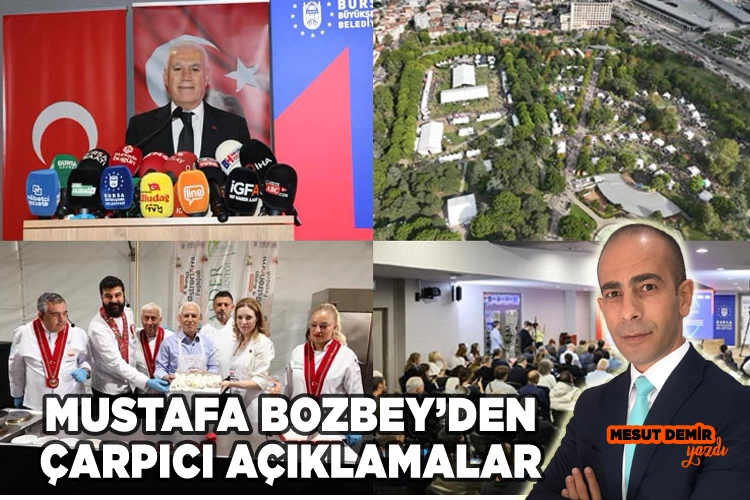 Mustafa Bozbey’den çarpıcı açıklamalar: Gastronomi Festivali, susuzluk, gençlik…