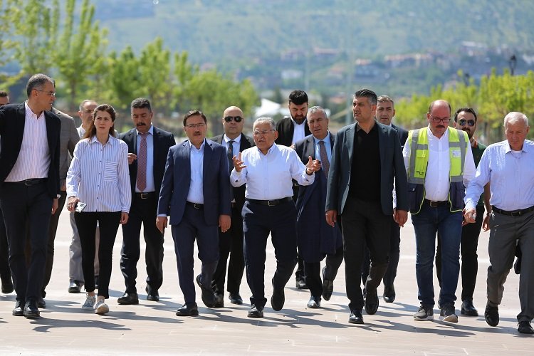 RTE Millet Bahçesi'ne yakın takip