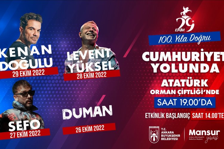 Sefo, Levent Yüksel ve Kenan Doğulu, 29 Ekim'de coşturacak