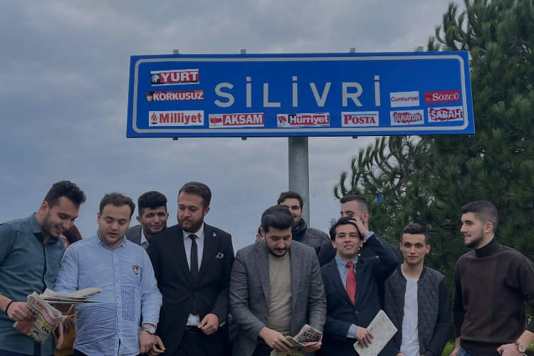 Silivri'de DEVA'lı gençlerden basın özgürlüğü çağrısı 