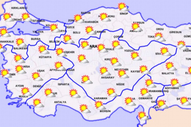 Türkiye'de bugün hava nasıl olacak?