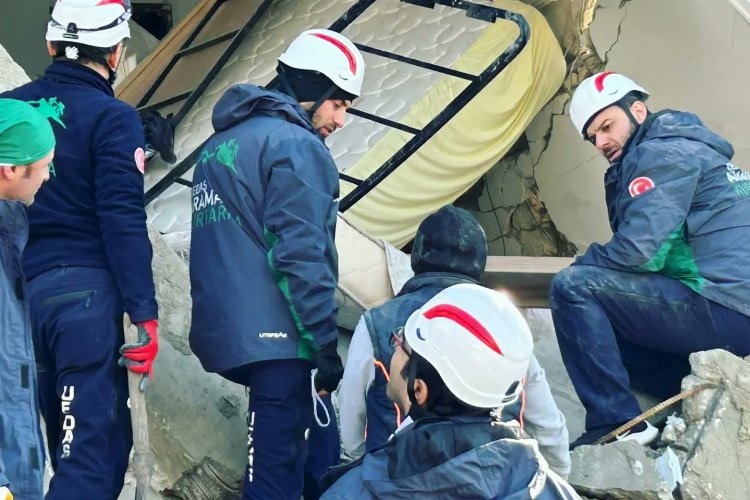 UEDAŞ Arama Kurtarma Timi yeniden Hatay'da