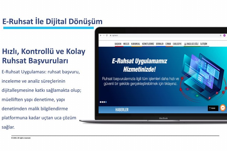 İzmir Çiğli Belediyesi’nde 'E-Ruhsat' dönemi başladı